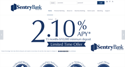 Desktop Screenshot of mysentrybank.com